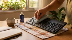 Como limpar teclado do jeito certo: passo a passo rápido e seguro