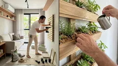 8 ideias de jardim suspenso para apartamento — e os detalhes de fixação e rega que fazem durar