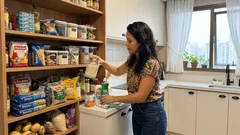 Há um jeito simples de organizar a despensa e não deixar nada vencer — é assim que faço