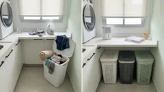 Onde colocar o cesto de roupa suja para evitar mofo e mau cheiro