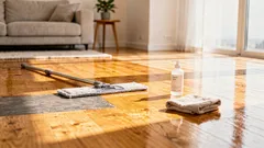 Como recuperar o brilho do piso de madeira sem deixar pegajoso