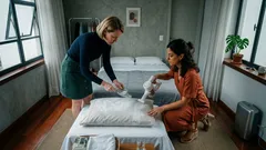 Travesseiro com cheiro de suor? Um truque rápido com bicarbonato e um pouco de sol