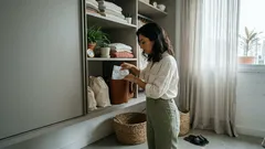 Há um jeito simples de guardar bolsas no armário — sem deformar e sem cheiro de mofo